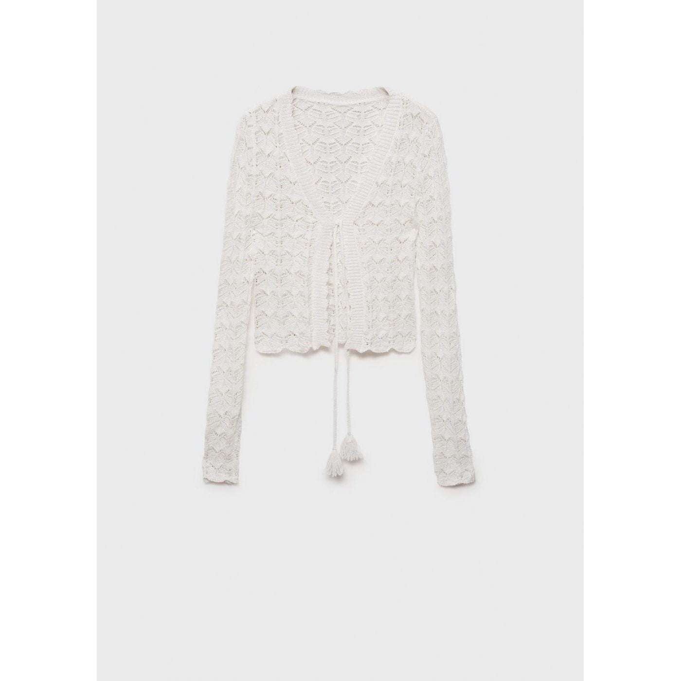 Cardigan Crochet Fermeture