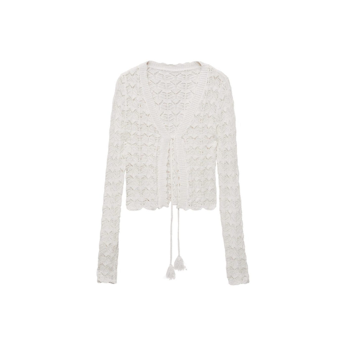 Cardigan Crochet Fermeture
