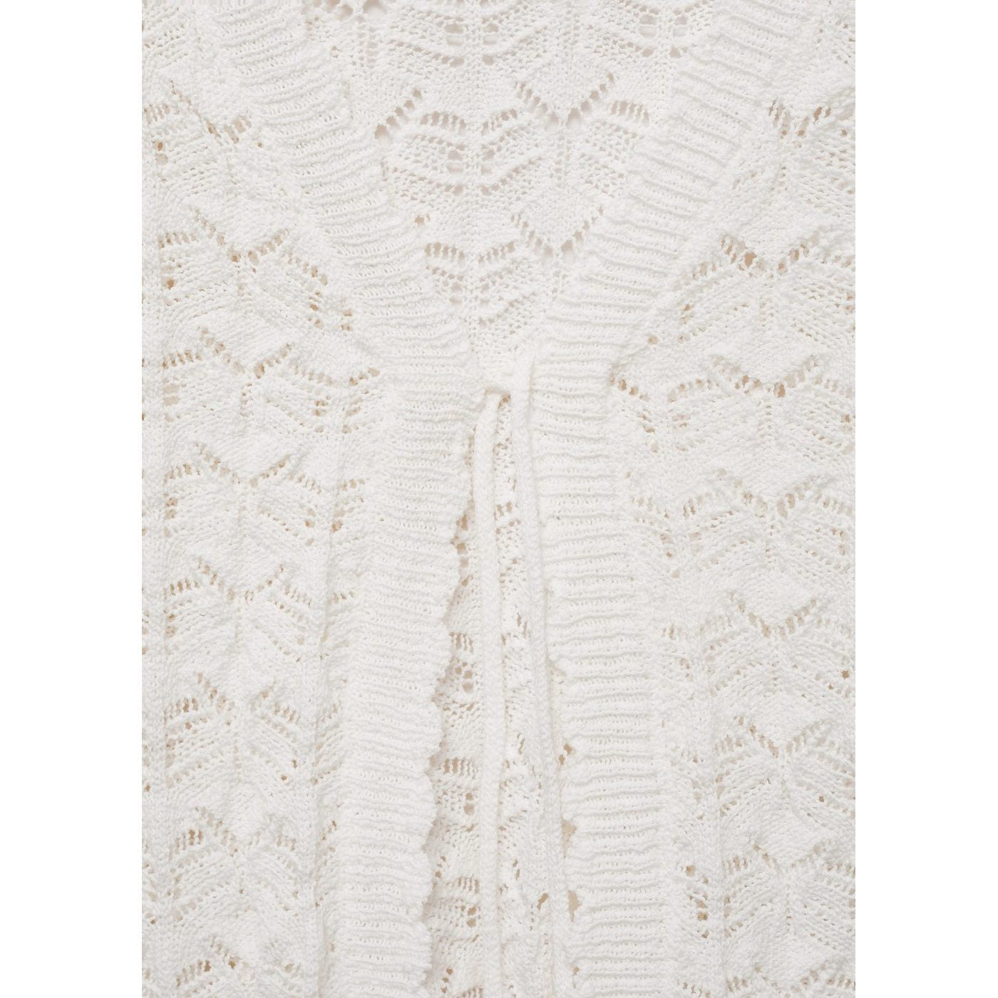 Cardigan Crochet Fermeture