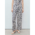 Pantalon Lin Fleurs