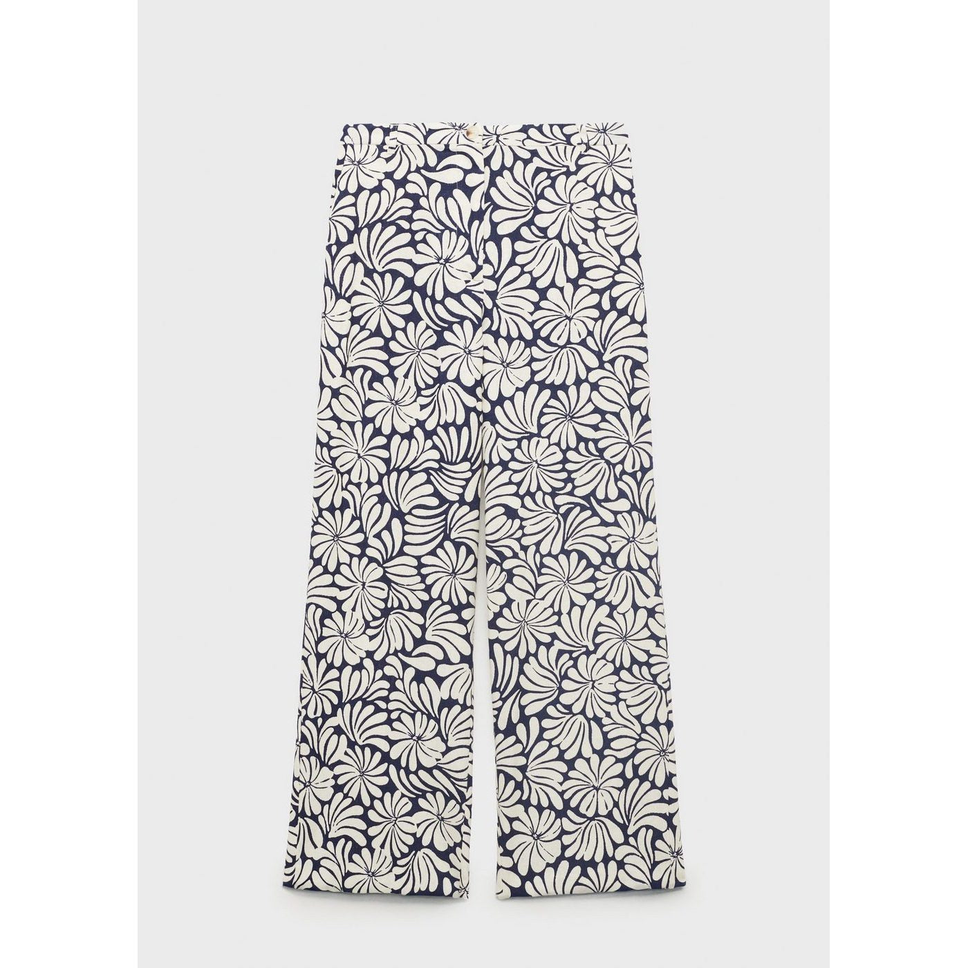 Pantalon Lin Fleurs