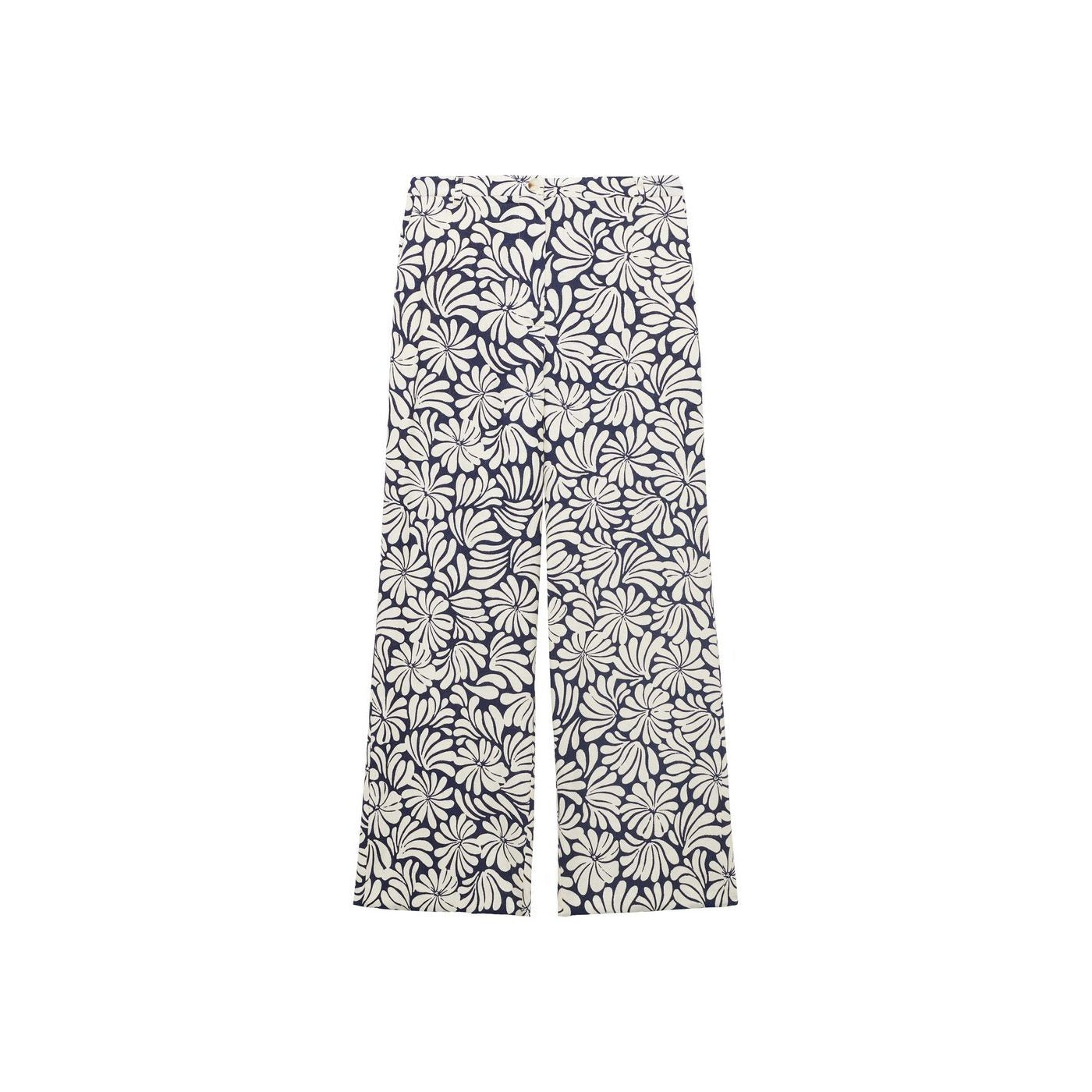 Pantalon Lin Fleurs
