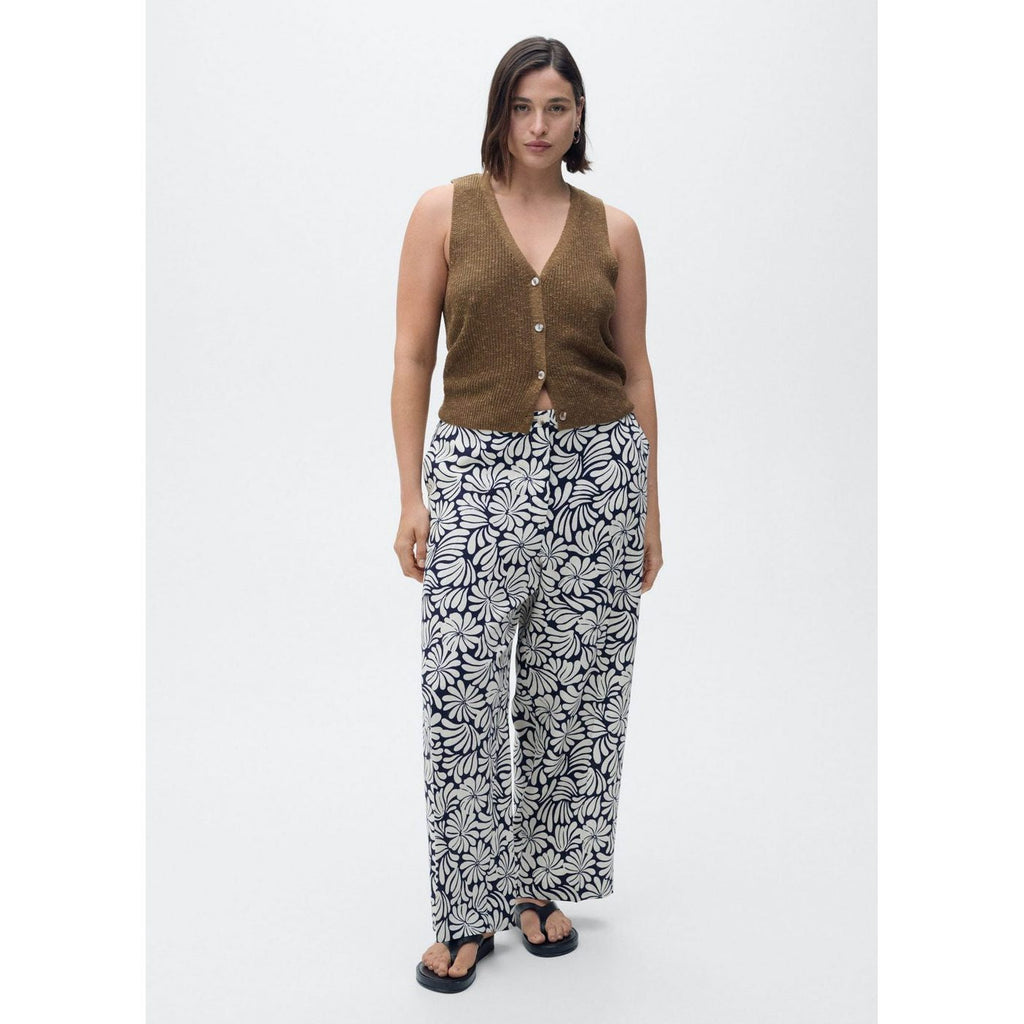 Pantalon Lin Fleurs