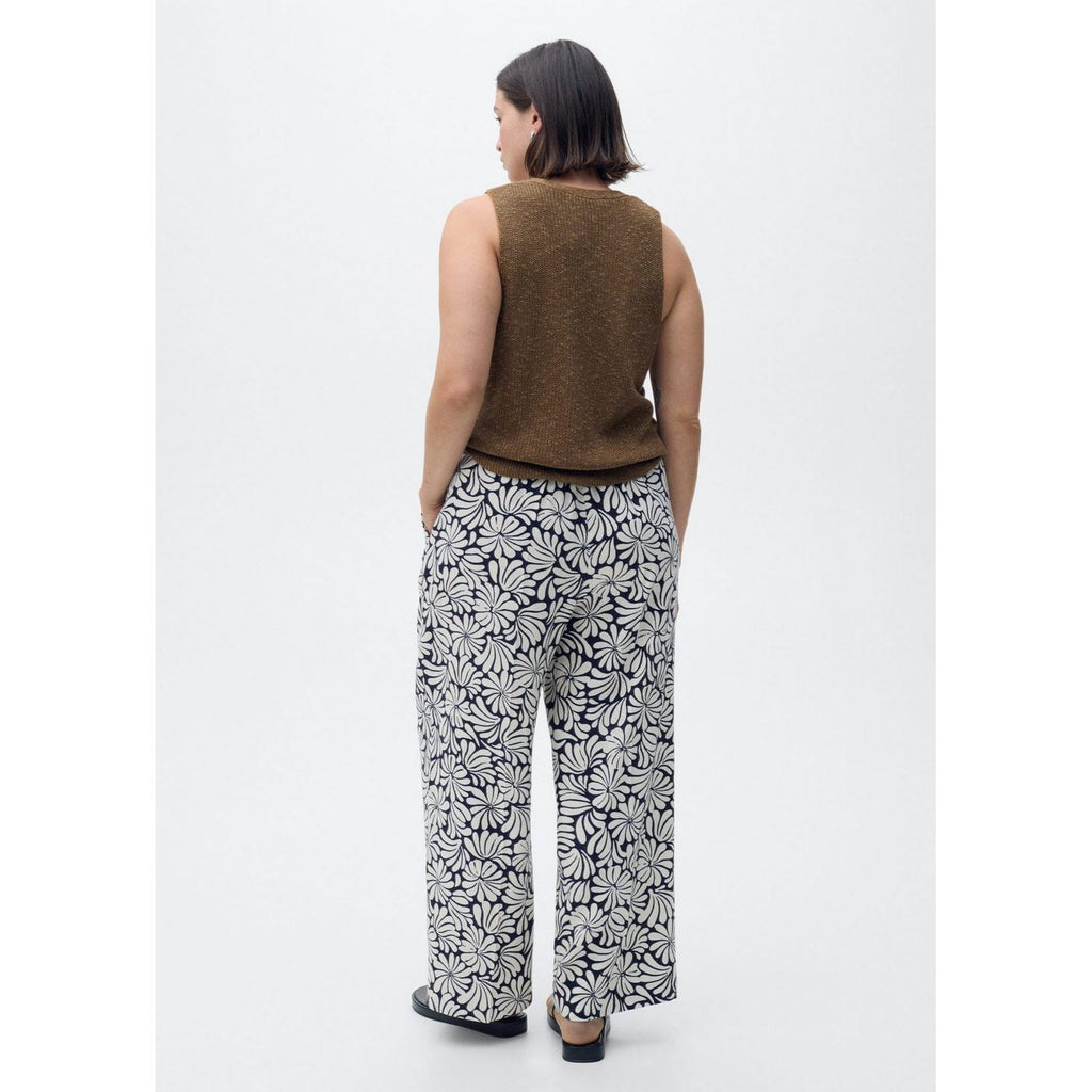 Pantalon Lin Fleurs