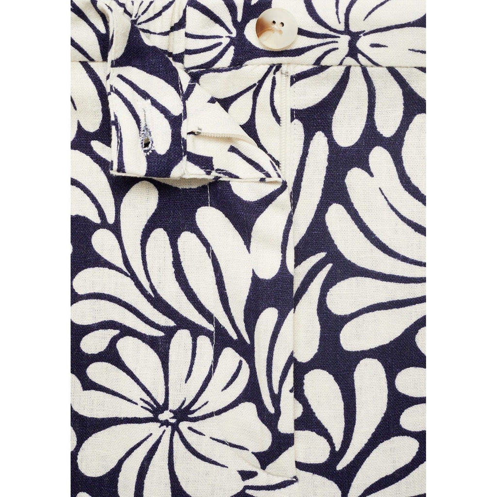 Pantalon Lin Fleurs