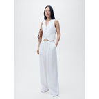 Gilet De Costume Droit En Lyocell
