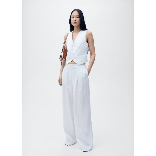 Gilet De Costume Droit En Lyocell