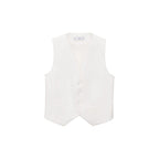 Gilet De Costume Droit En Lyocell