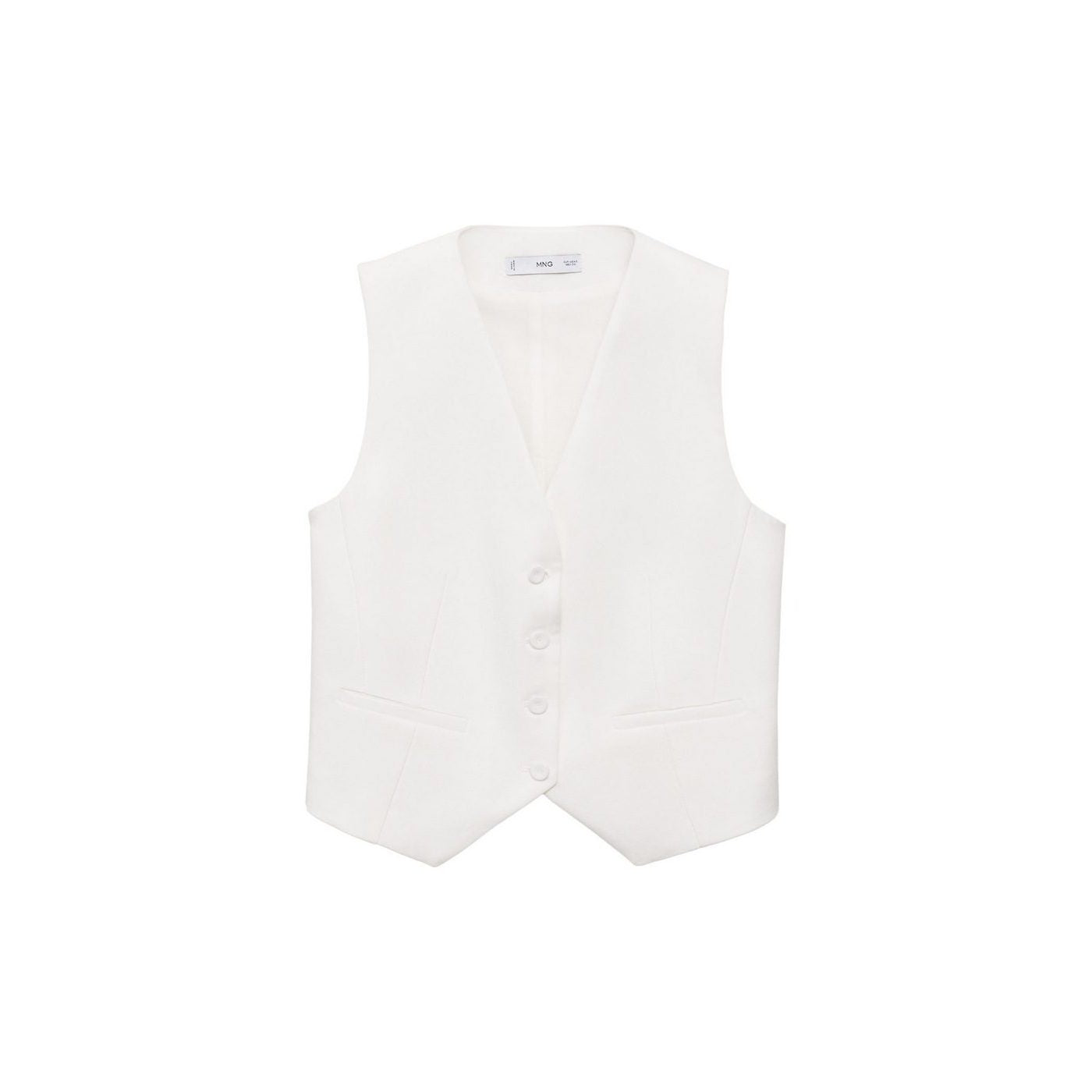 Gilet De Costume Droit En Lyocell
