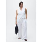 Gilet De Costume Droit En Lyocell