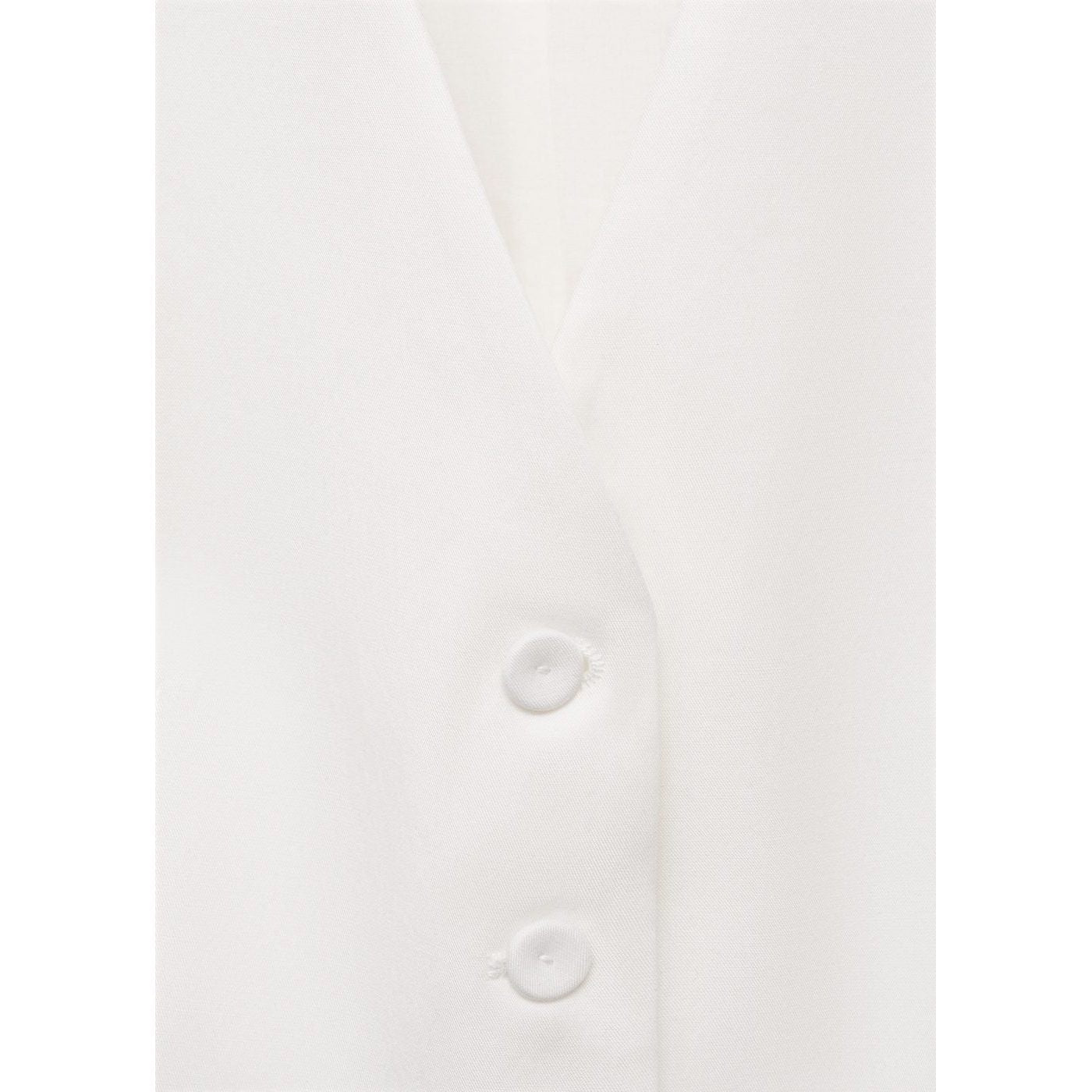 Gilet De Costume Droit En Lyocell