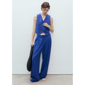 Gilet De Costume Droit En Lyocell