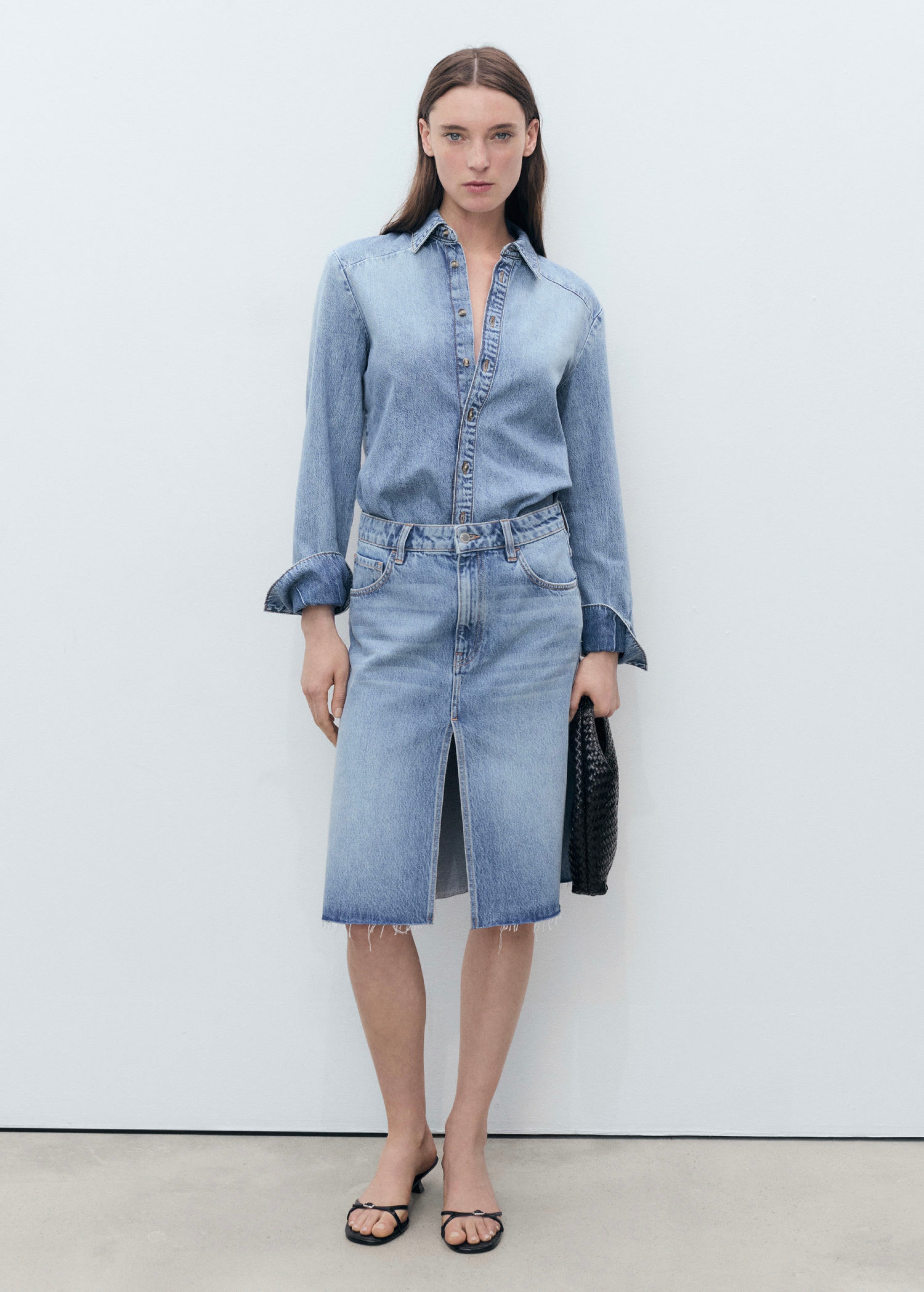 Jupe Midi Denim