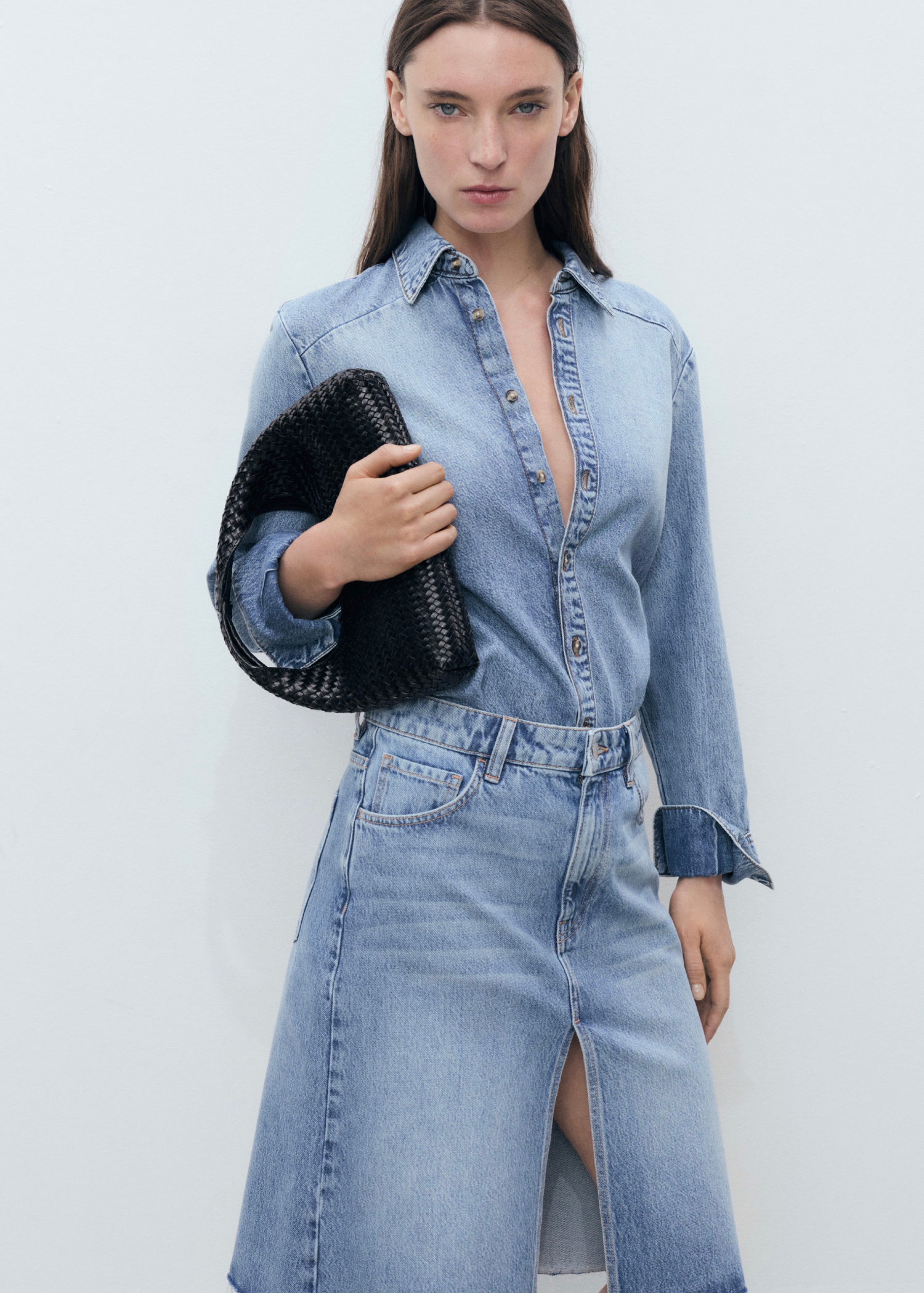 Jupe Midi Denim