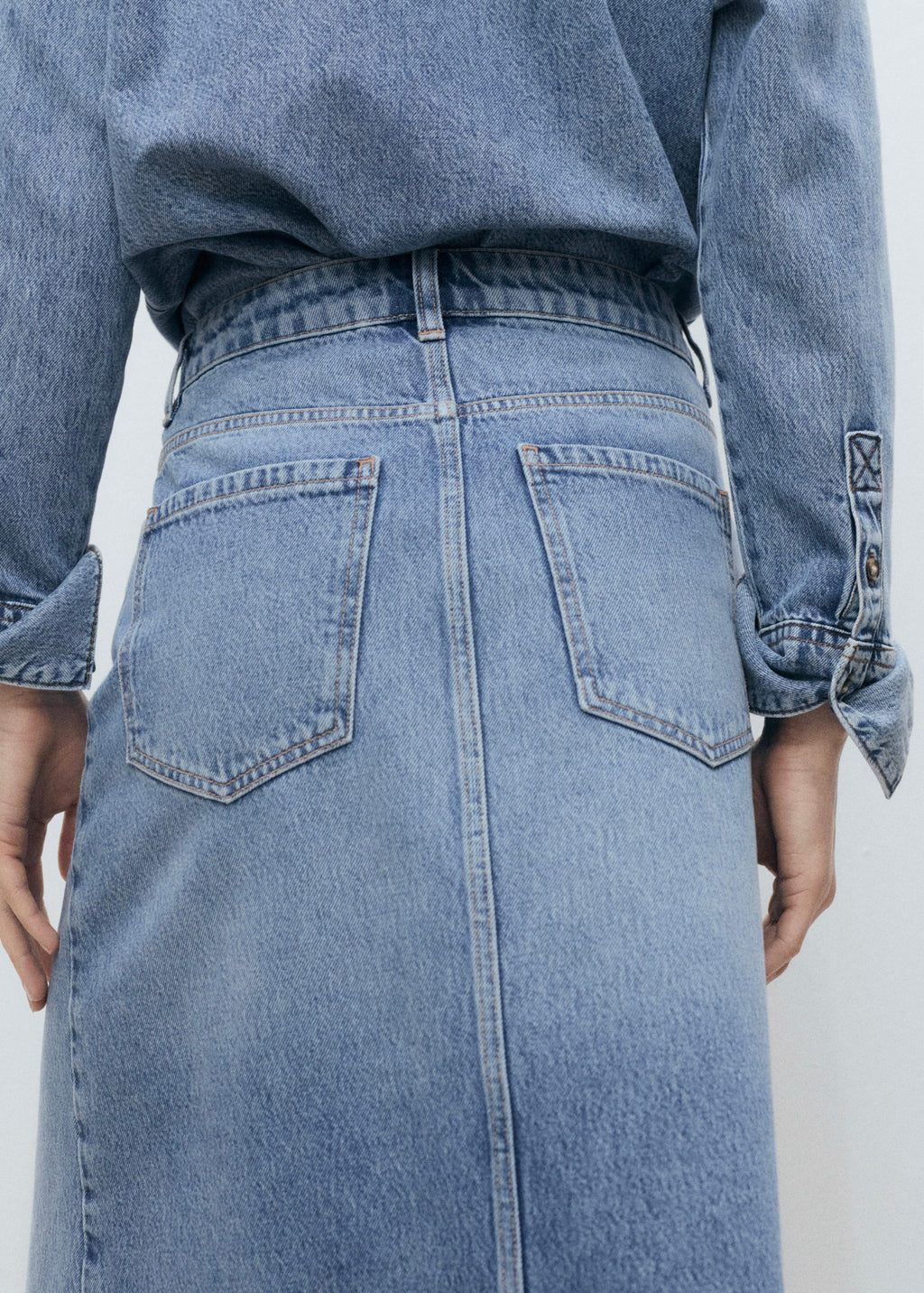 Jupe Midi Denim