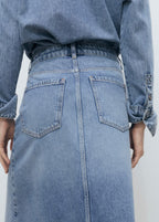 Jupe Midi Denim