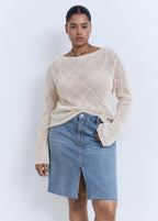Jupe Midi Denim
