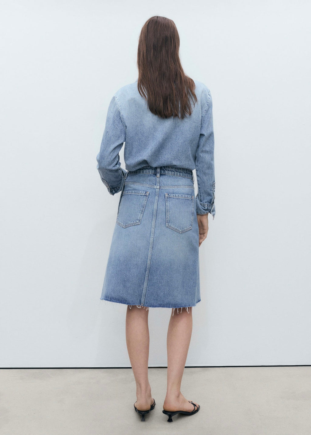 Jupe Midi Denim