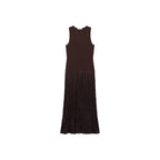 Robe Longue Tissu Combiné