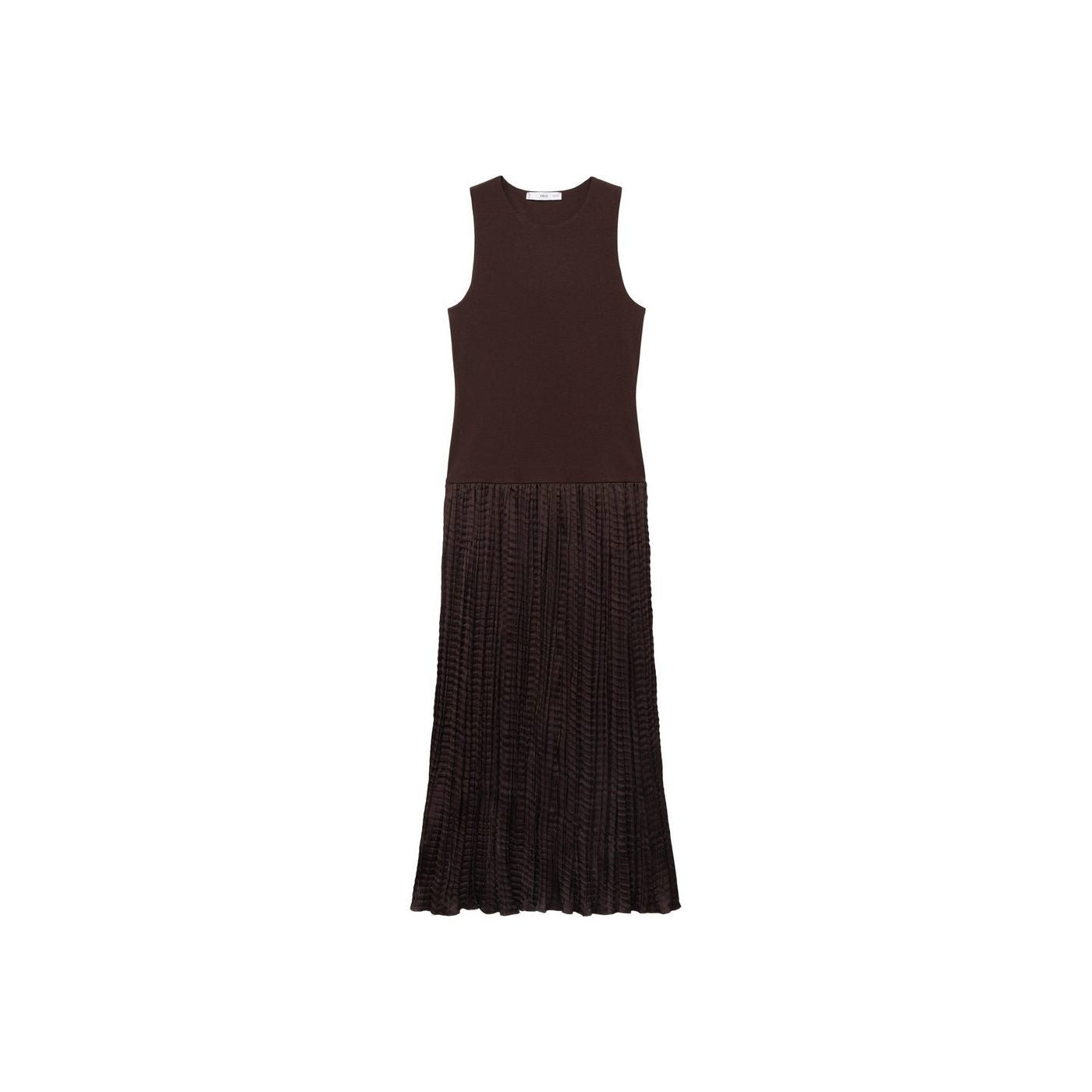 Robe Longue Tissu Combiné