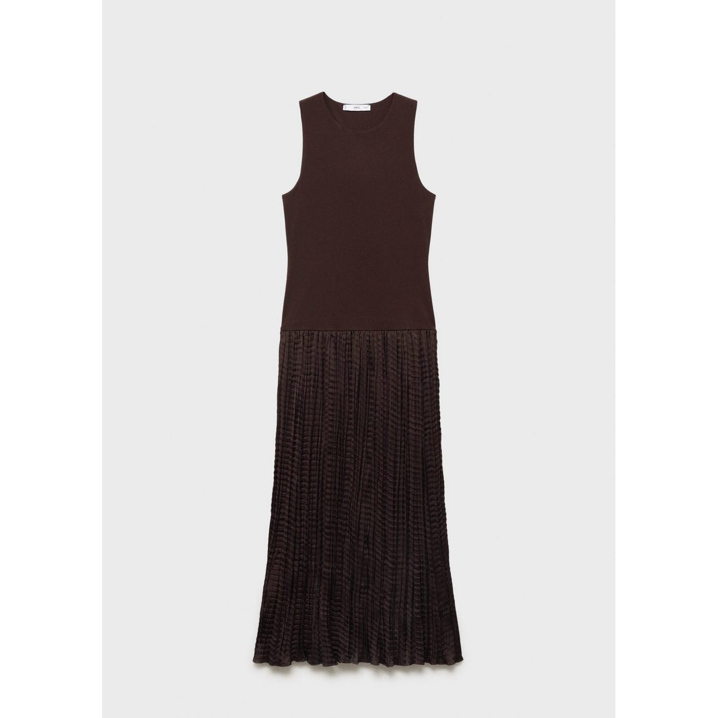 Robe Longue Tissu Combiné