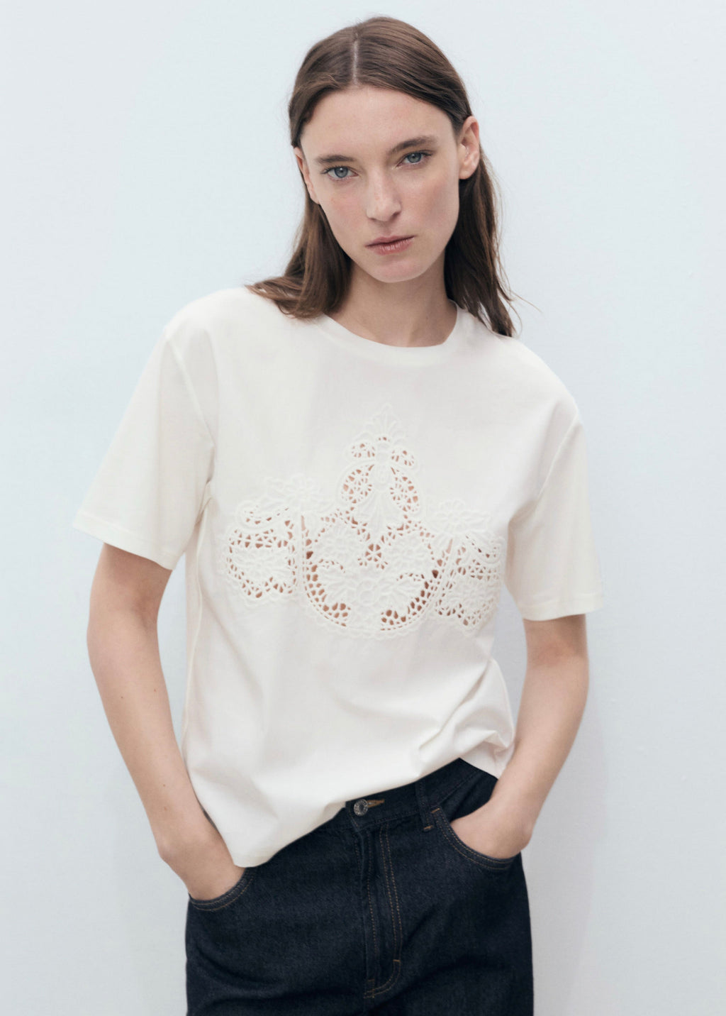 T-Shirt Coton Brodé