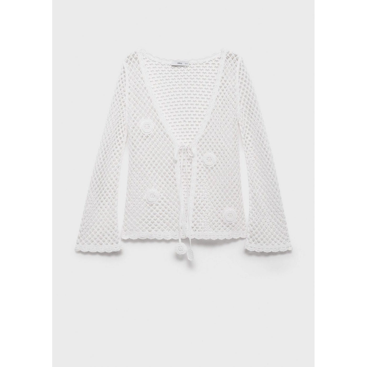 Cardigan Crochet Fermeture