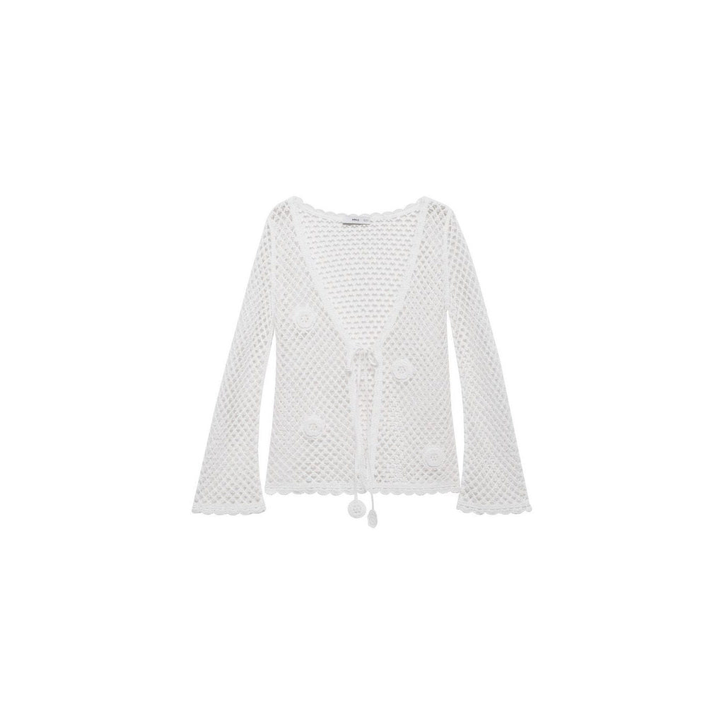 Cardigan Crochet Fermeture