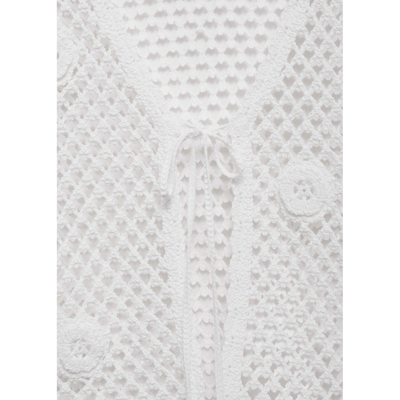 Cardigan Crochet Fermeture