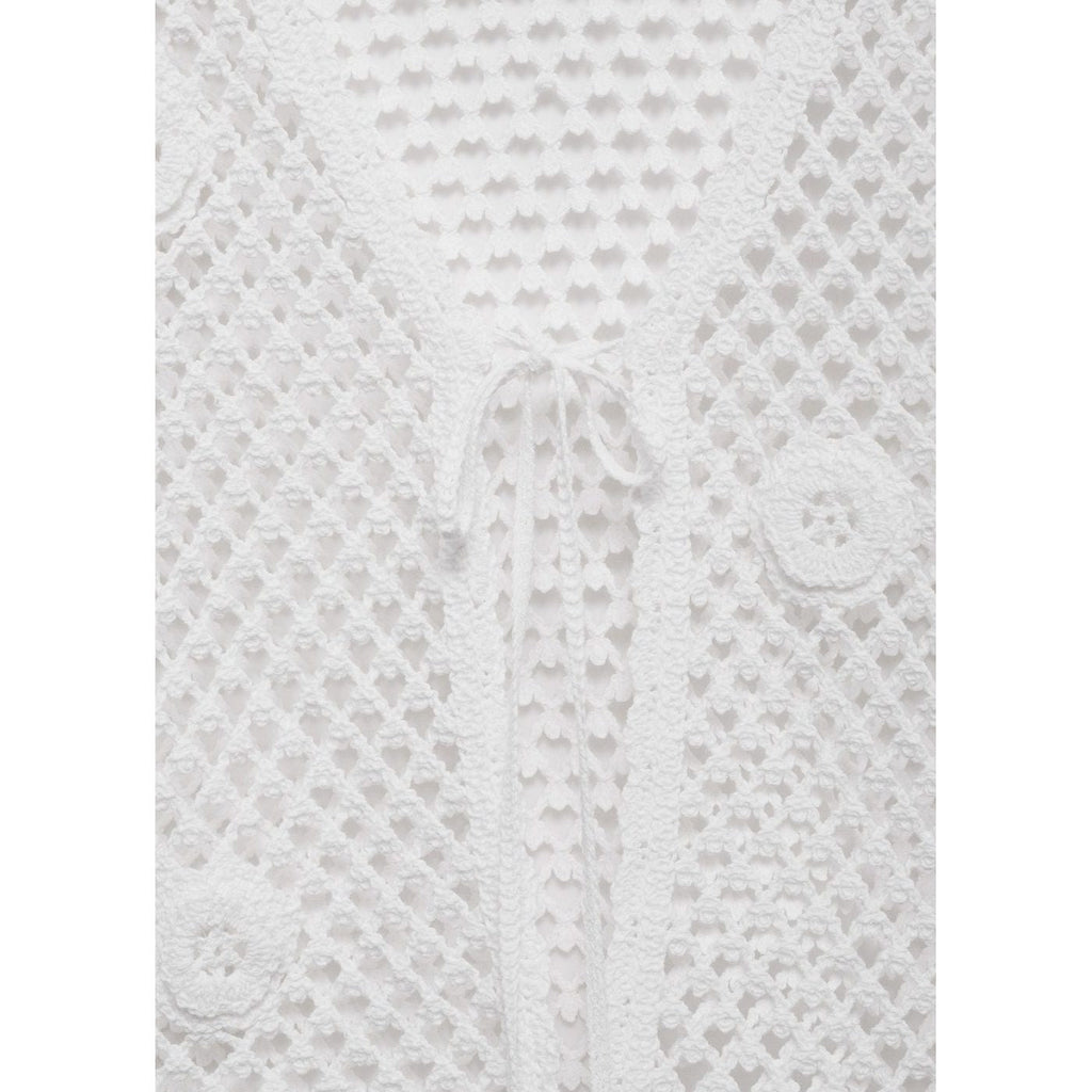 Cardigan Crochet Fermeture