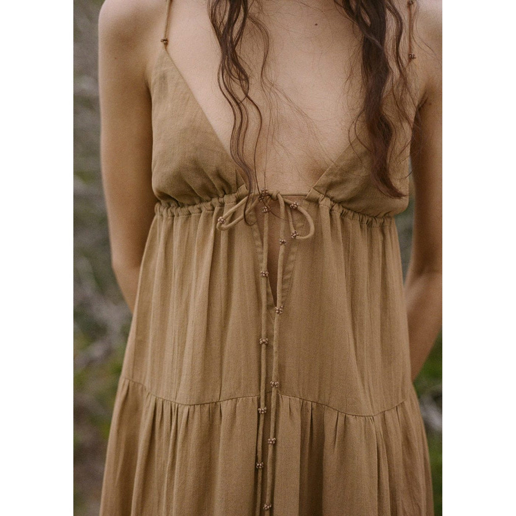 Robe Coton Décolleté En V