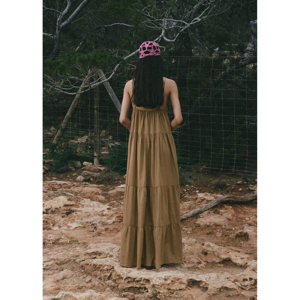 Robe Coton Décolleté En V