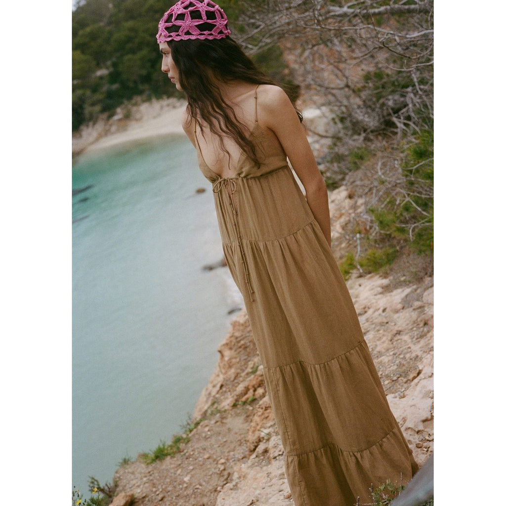 Robe Coton Décolleté En V