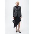 Blazer Droit Micro Pied-De-Poule