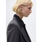Blazer Droit Micro Pied-De-Poule