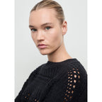 Pull En Maille Ajourée