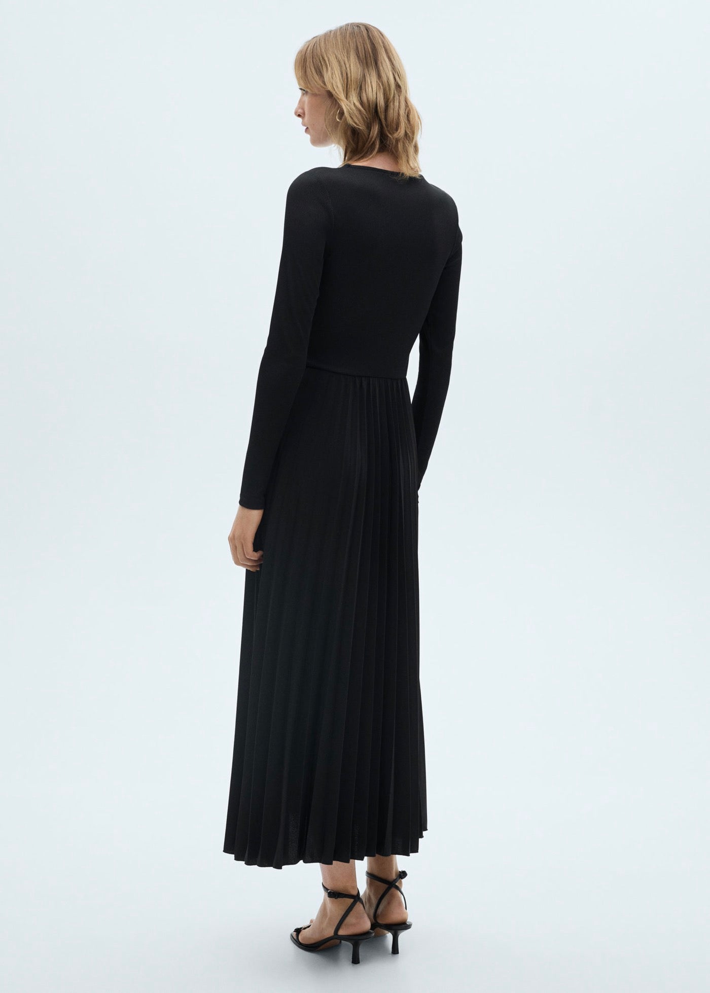 Robe Évasée Plissée