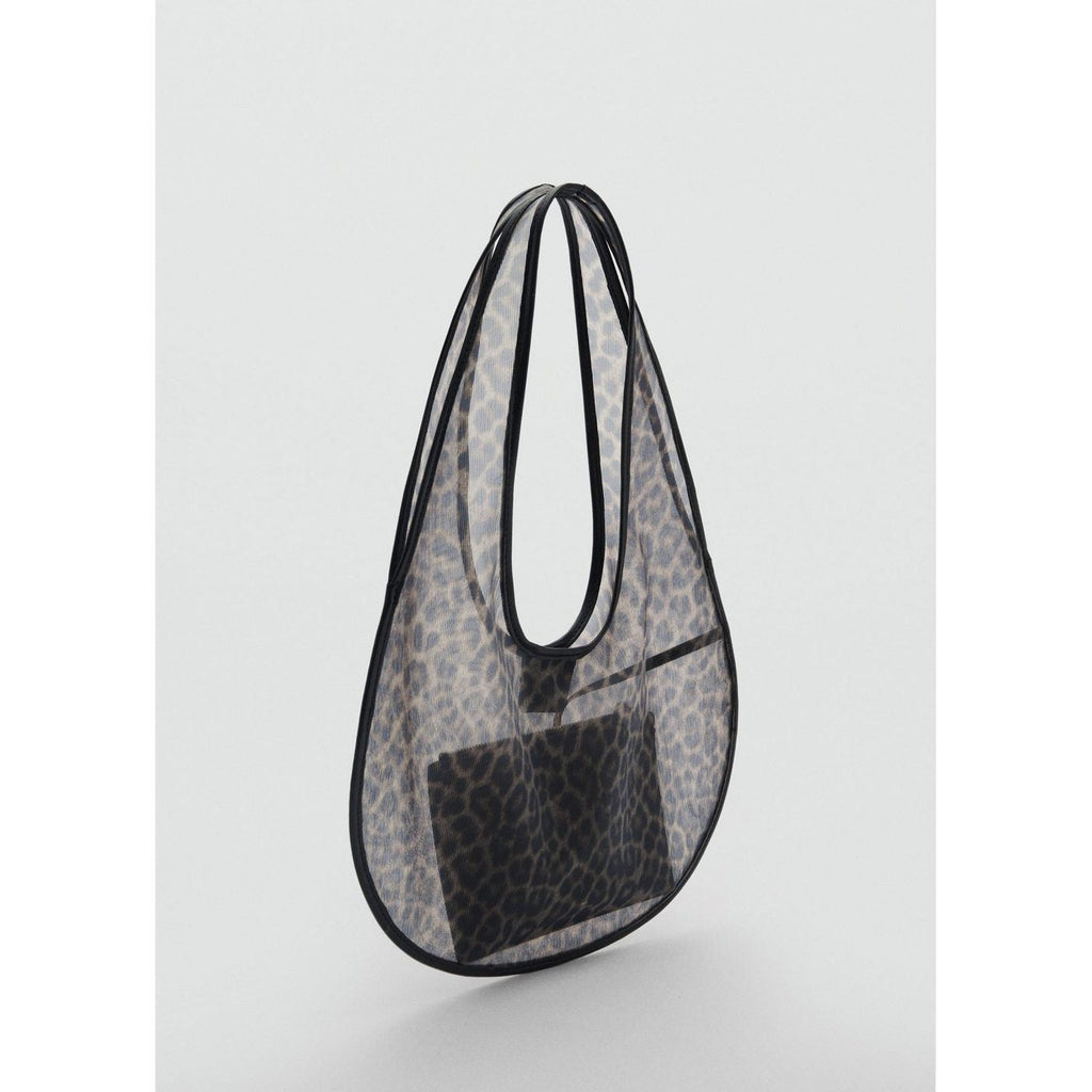 Sac À Main Semi-Transparent Animal Print