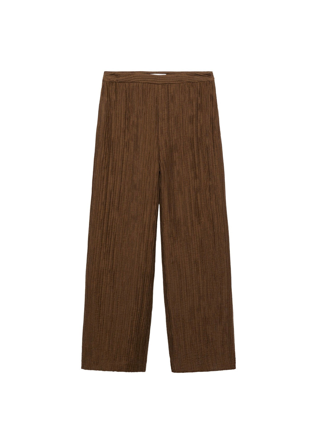 Pantalon Droit Texturé