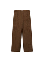 Pantalon Droit Texturé