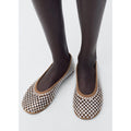 Ballerines Perforées À Strass