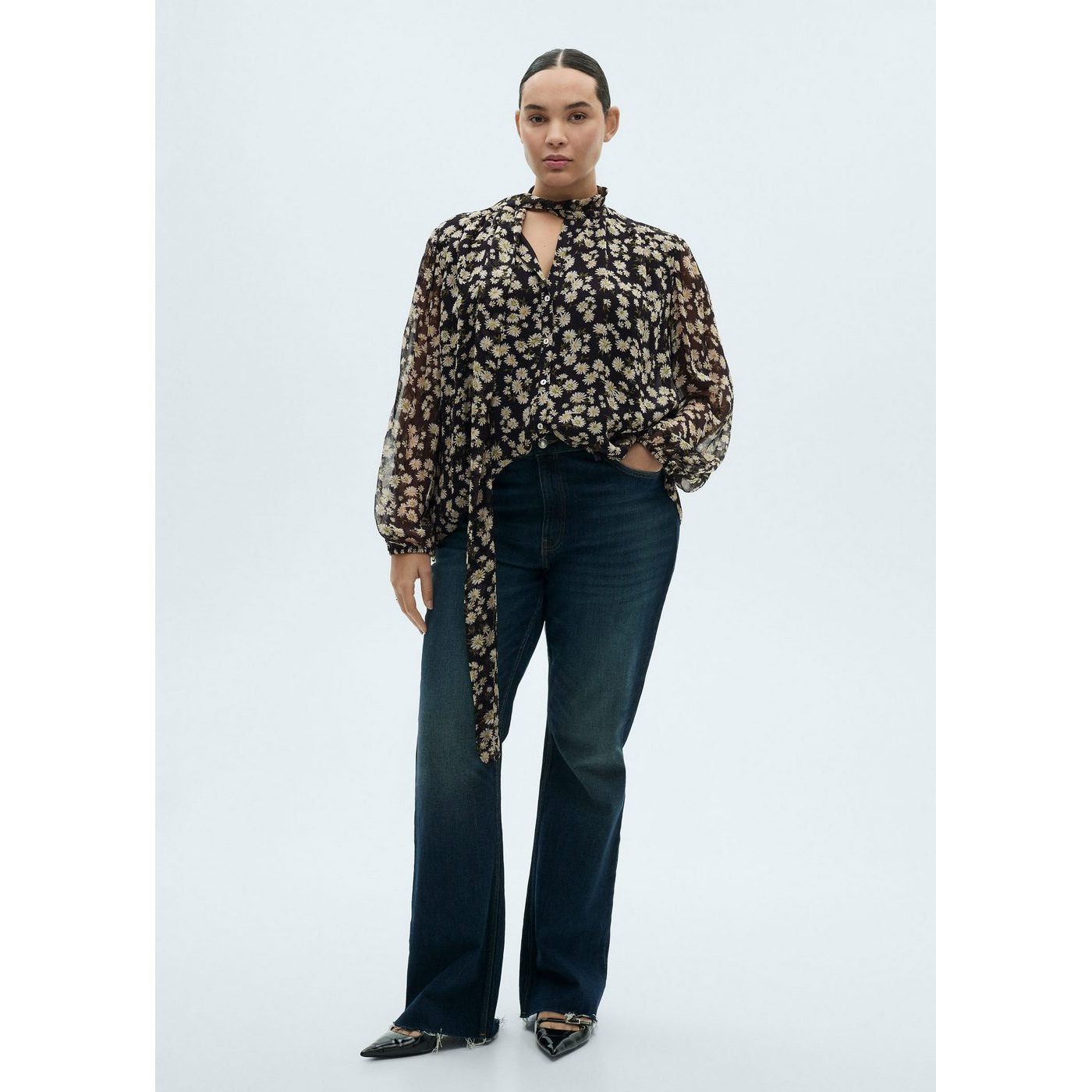 Blouse Imprimé Floral À
