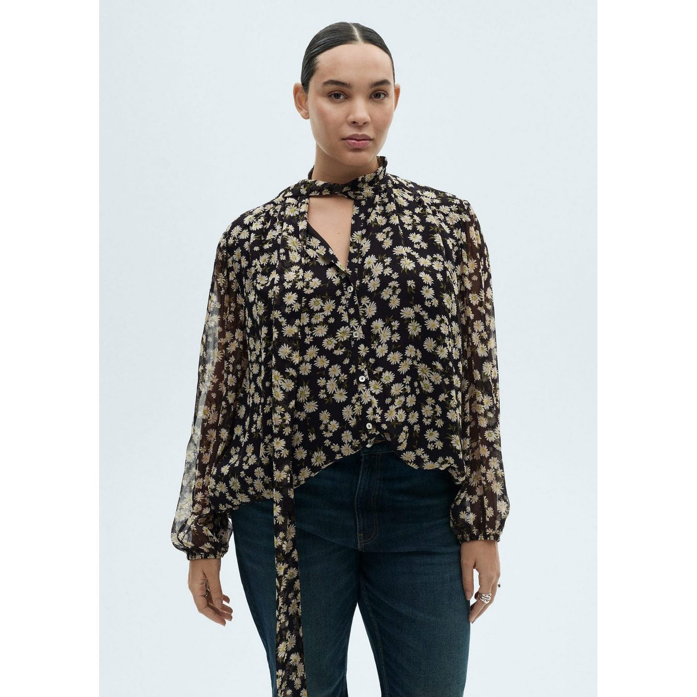 Blouse Imprimé Floral À