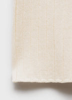 Pantalon Flare Maille Côtelée