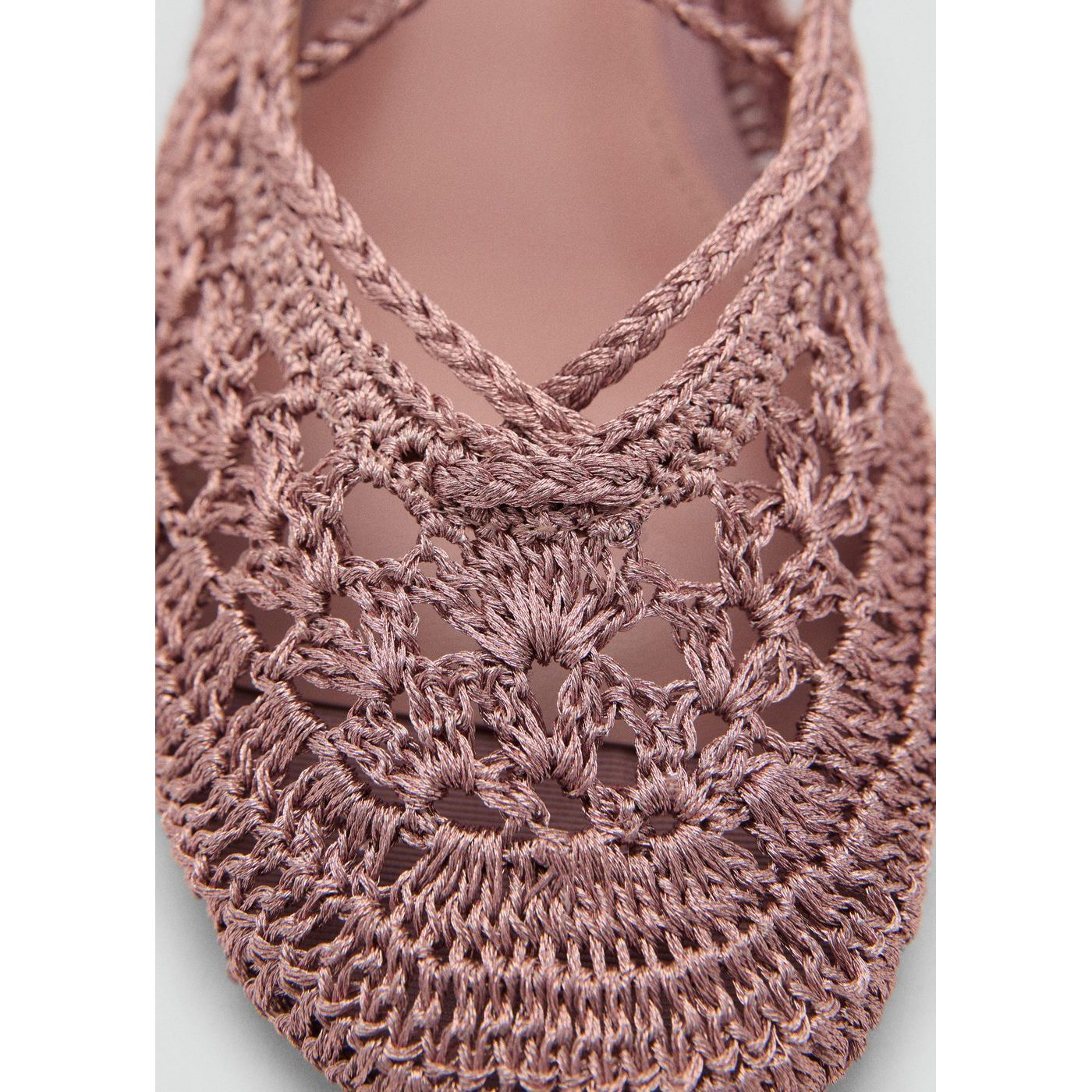 Ballerines Crochet Lanières