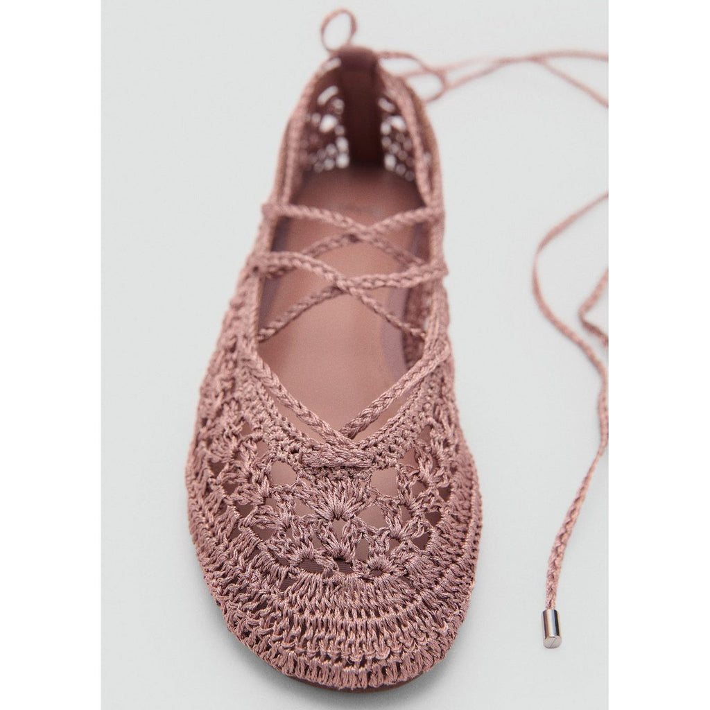 Ballerines Crochet Lanières