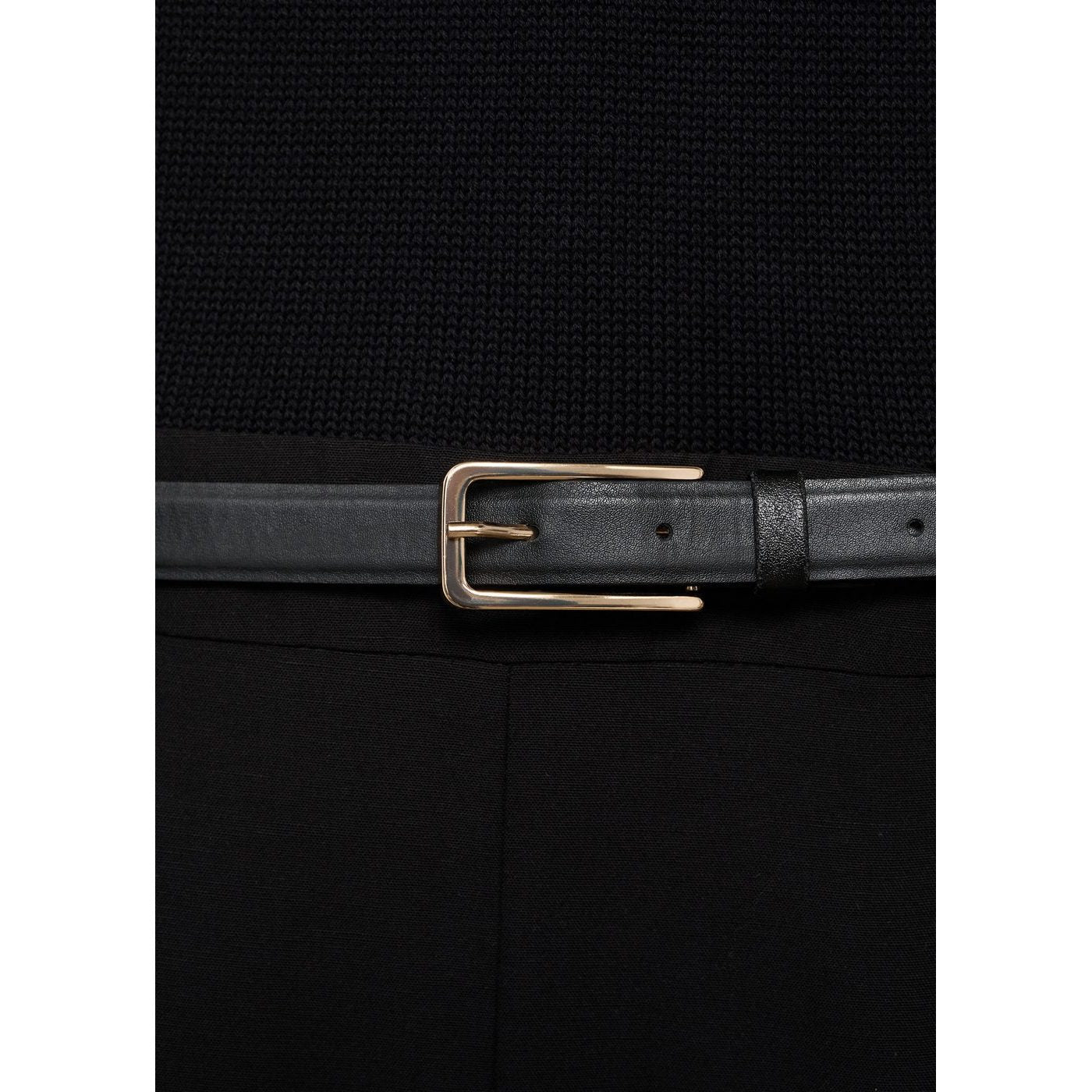 Combinaison À Ceinture Tissu Combiné