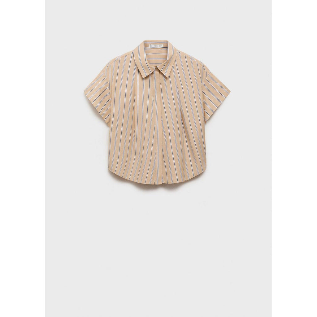 Chemise Rayures Manches Courtes