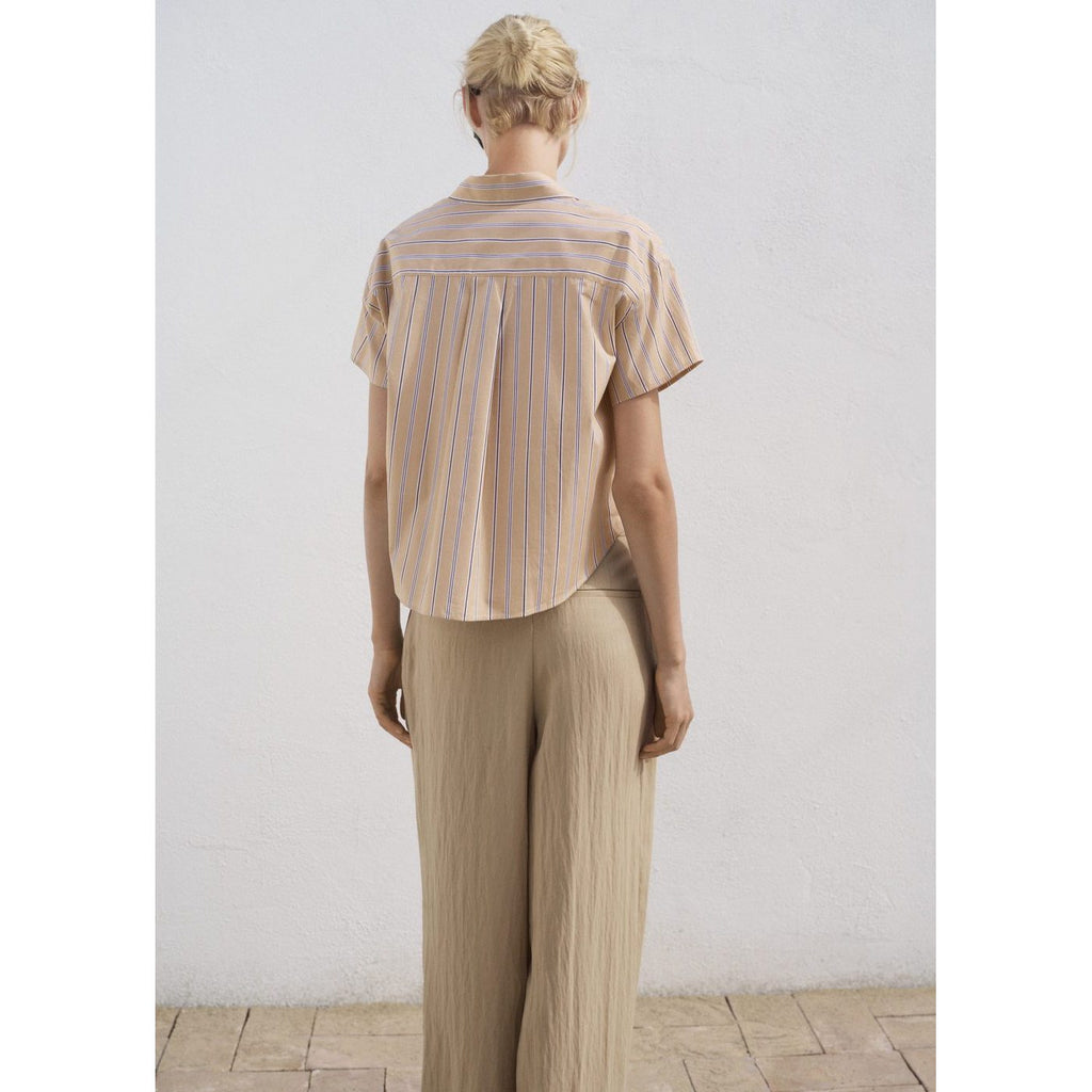 Chemise Rayures Manches Courtes