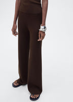 Pantalon Droit Maille